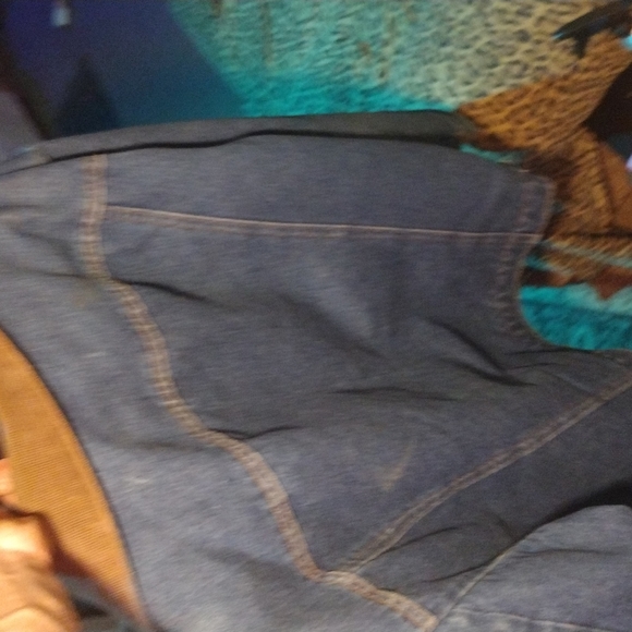 Saddle King Western1970s Sherpa lined Blue jean jacket - Picture 6 of 6